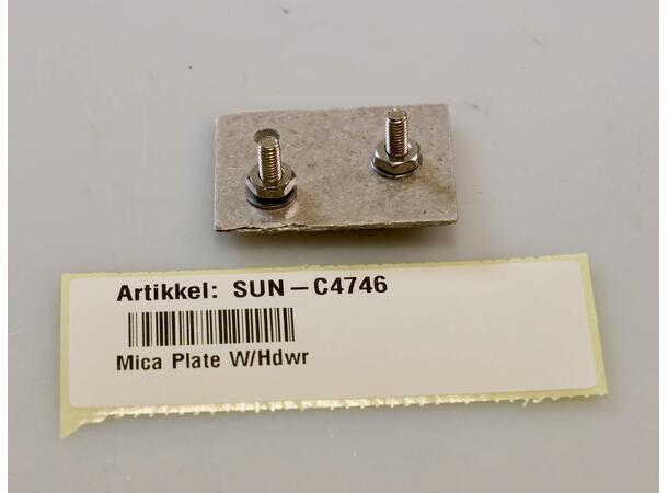 Mica Plate W/Hdwr 