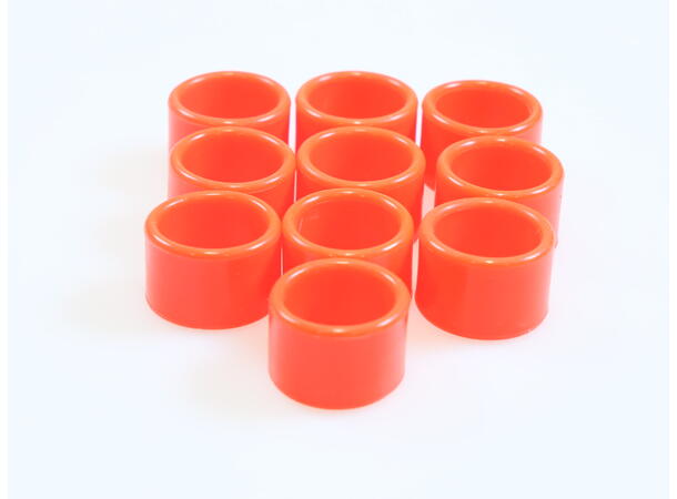 SLICON BAND ,RED( PKG 10 )