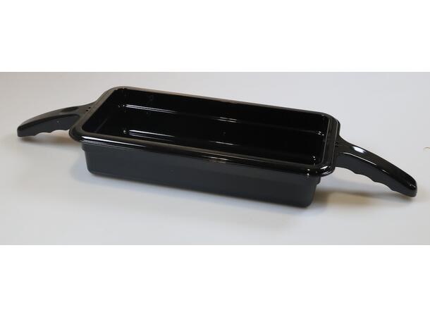 Pan GN 1/3-65, Black, Two Handles