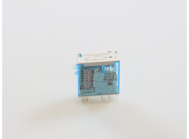 Relay 12VDC W/ LED, SPDT, 10A, , 5 BLA